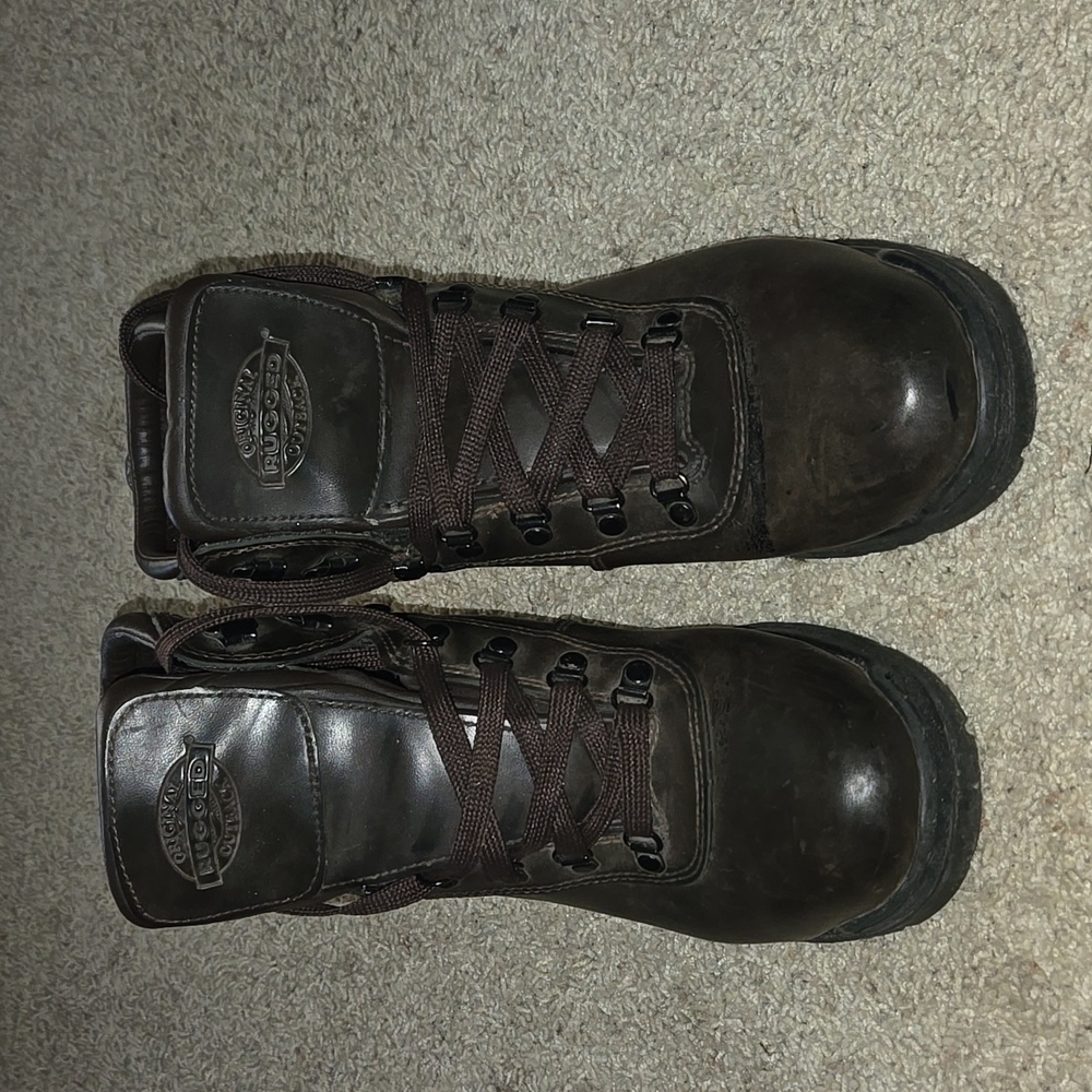 Original Rugged Outback Brown Boots Size 11